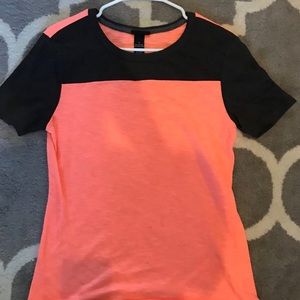 Rue21 2-Toned Peach & Grey T-Shirt